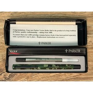 Parker Vector Rollerball Pen AT4 AT8 The Equalizers Camo Military Gift Box USA